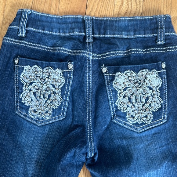 Seductions Skinny Blue Jeans - Picture 8 of 10